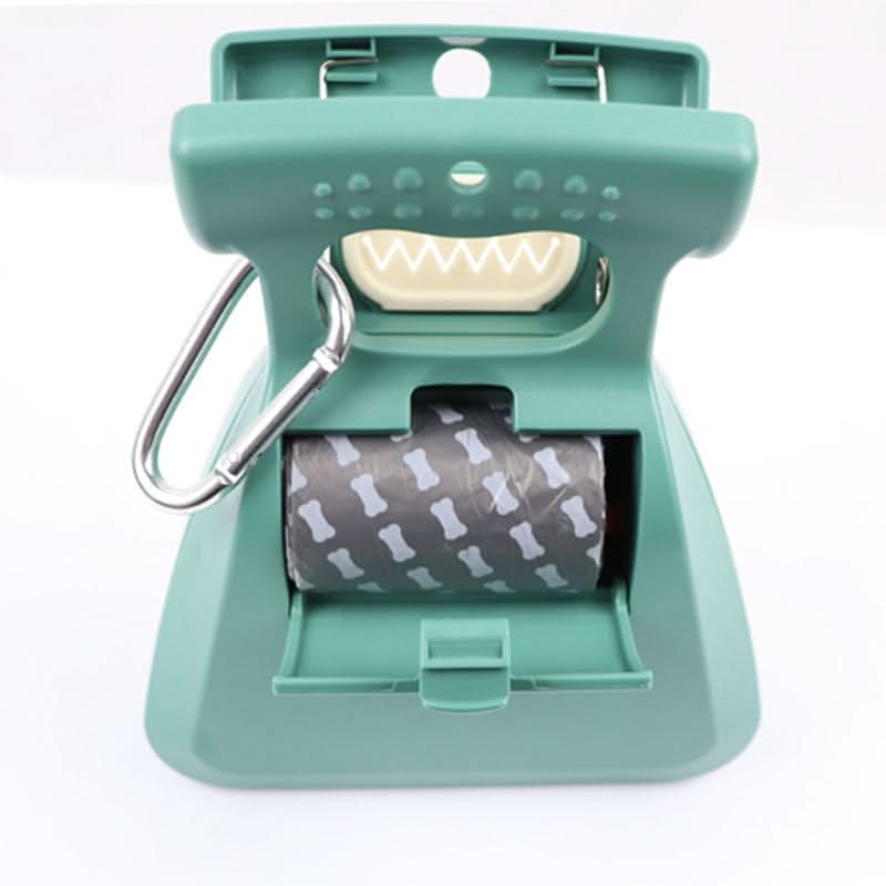 Ramasse-crottes portable pour chien avec pince et utilisation à une main