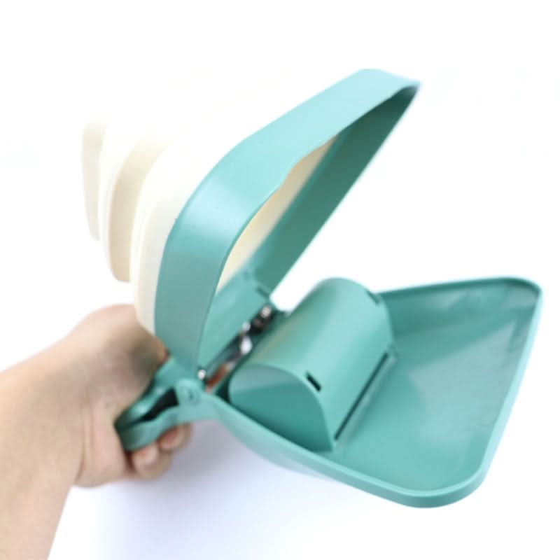 Ramasse-crottes portable pour chien avec pince et utilisation à une main