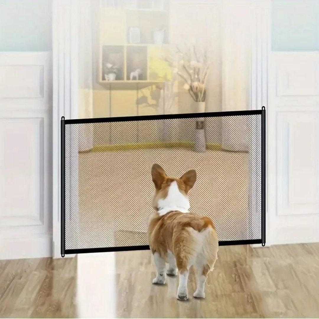 Barrière de sécurité portable pour animaux