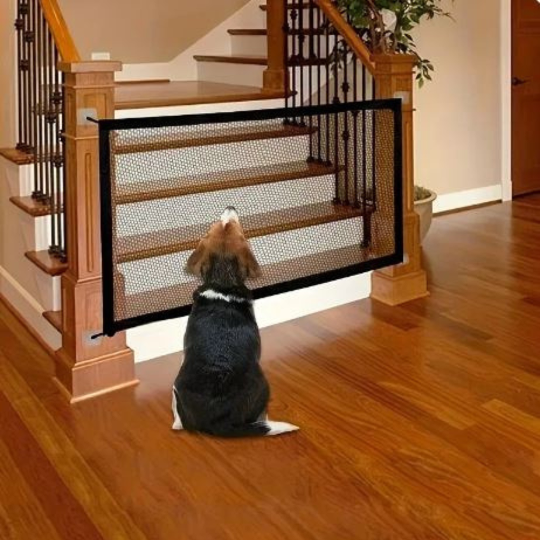 Barrière de sécurité portable pour animaux