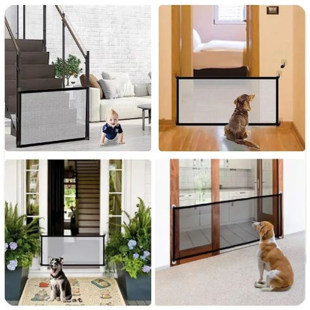 Barrière de sécurité portable pour animaux