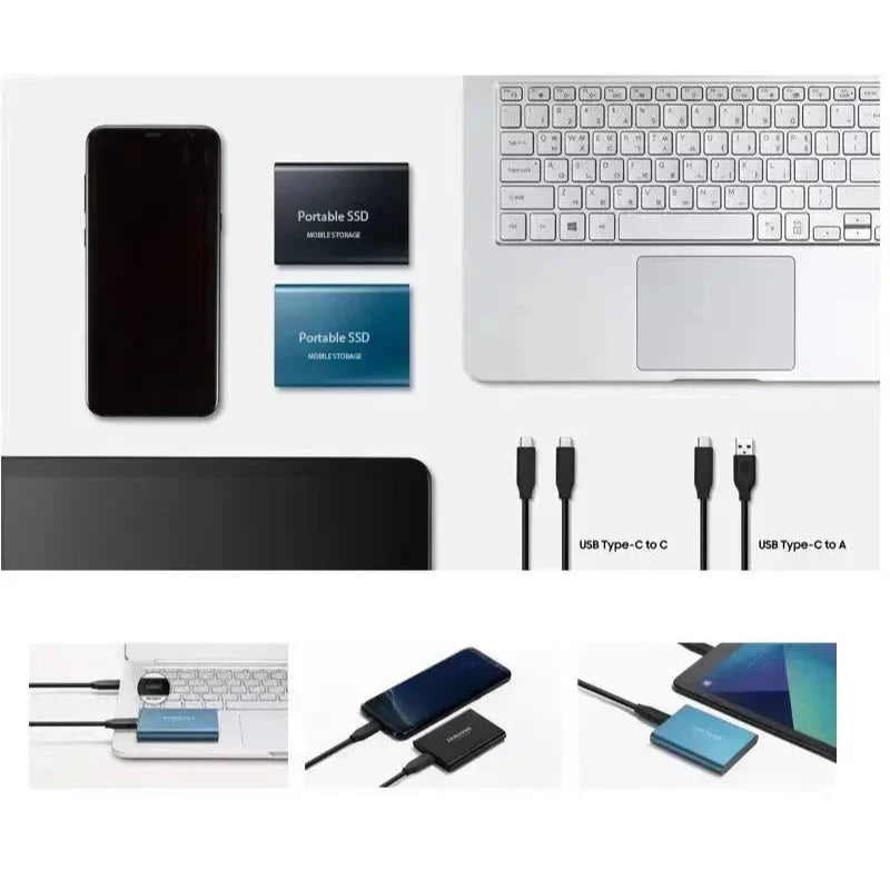 Portable SSD Drive High Speed Compact Design