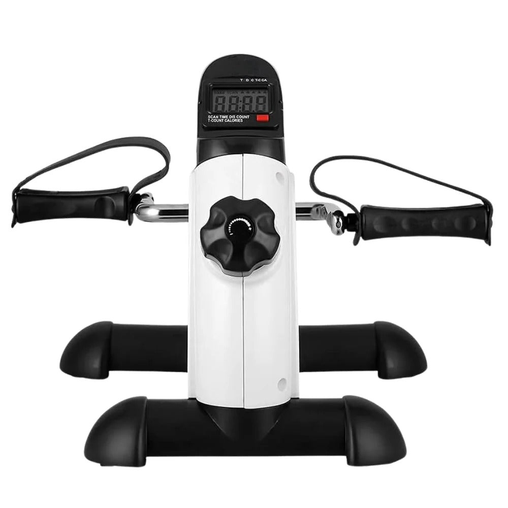 Pédalier d’exercice portable à placer sous le bureau, avec résistance réglable et écran LCD