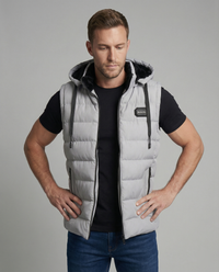 Davy | Chaleco acolchado con capucha