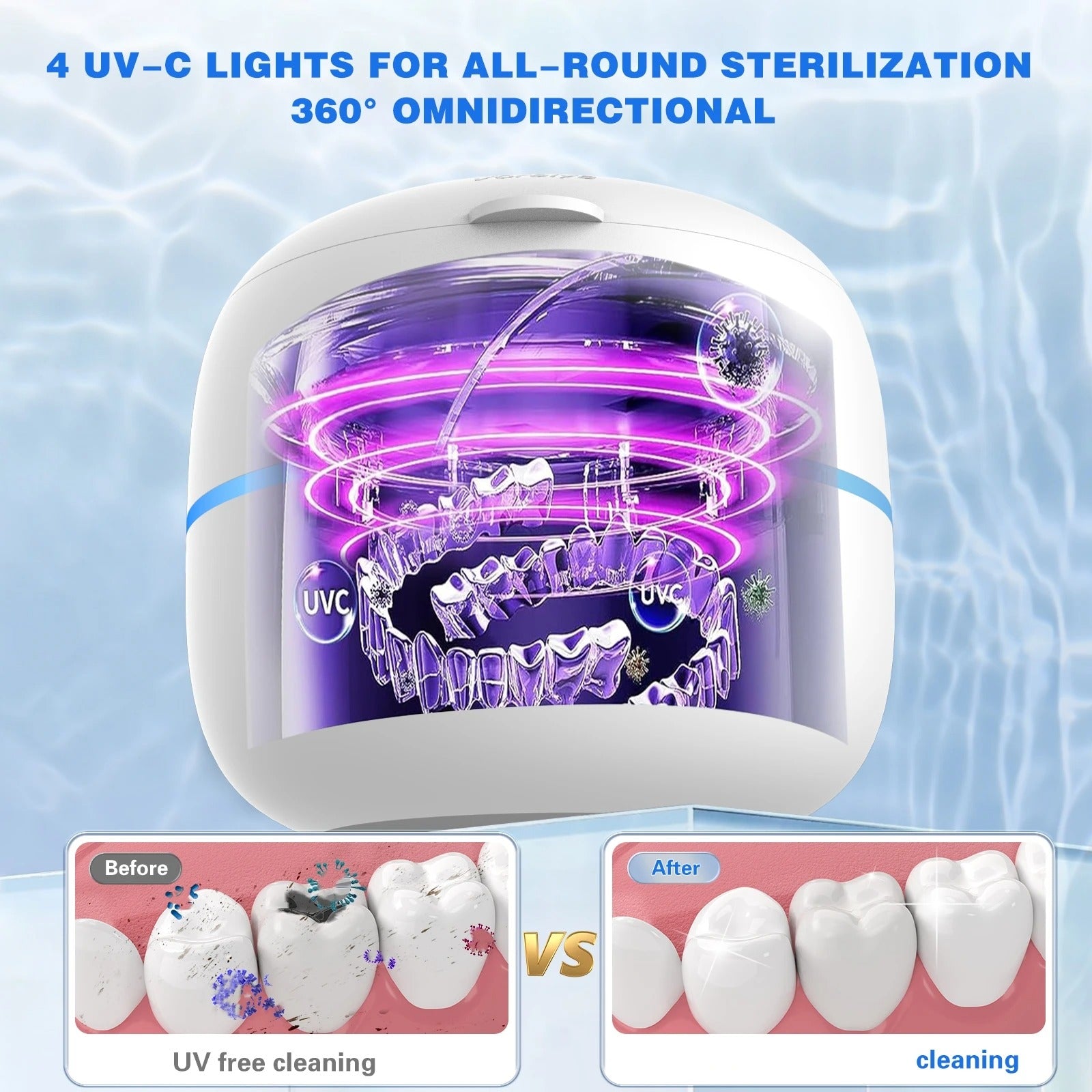 PureVive Ultrasonic Dental Cleaner Pro for Appliances