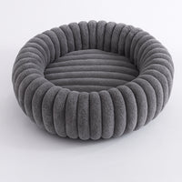 Panier rond pour animaux de compagnie ultra doux Purrfectly Plush