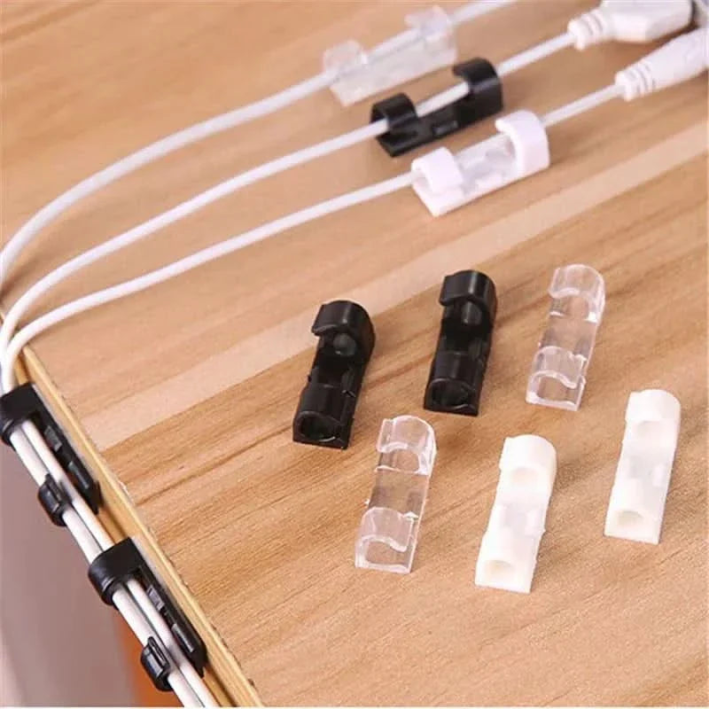 Clips rapides et discrets pour câbles et fils (lot de 20)
