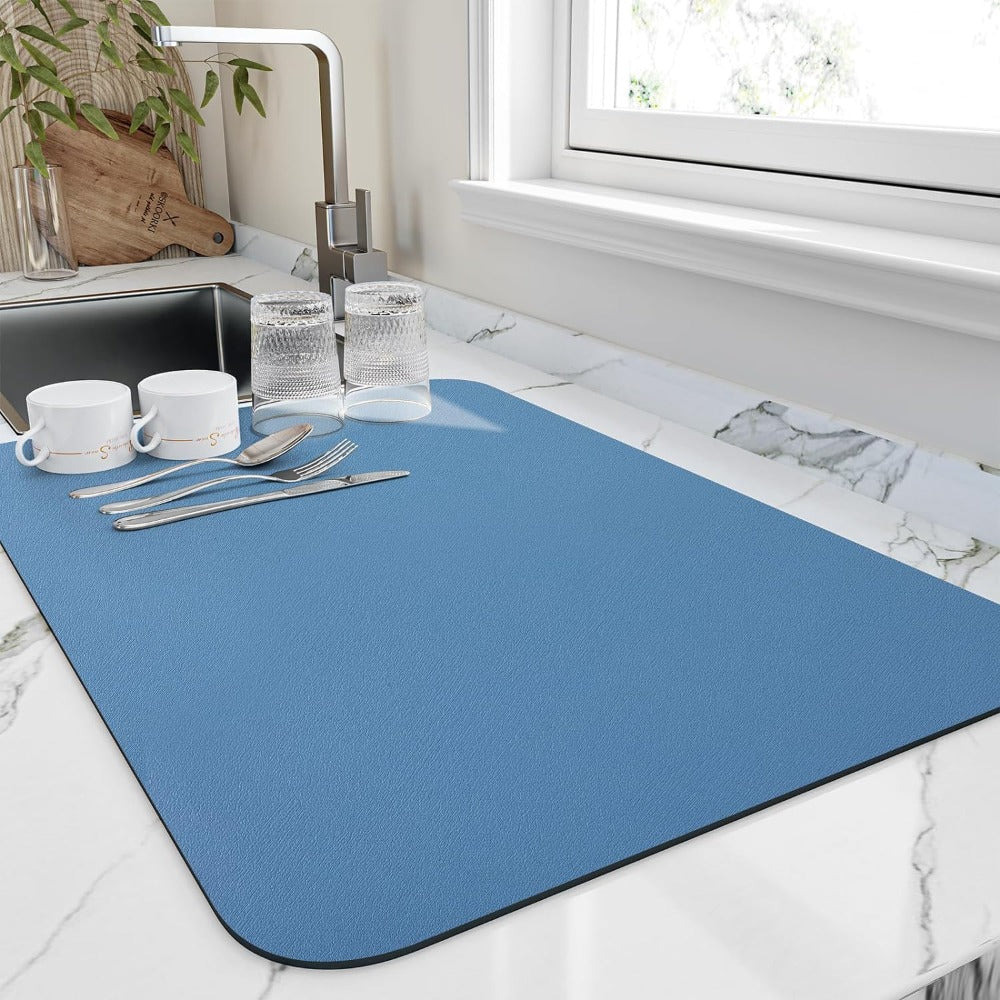 Quick-Dry Kitchen Dish Drying Mat