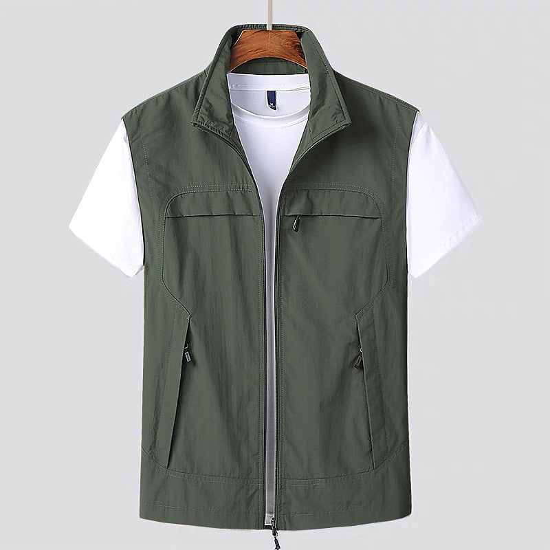 Quick-Drying Men's Vest for Autumn Outdoor Adventures