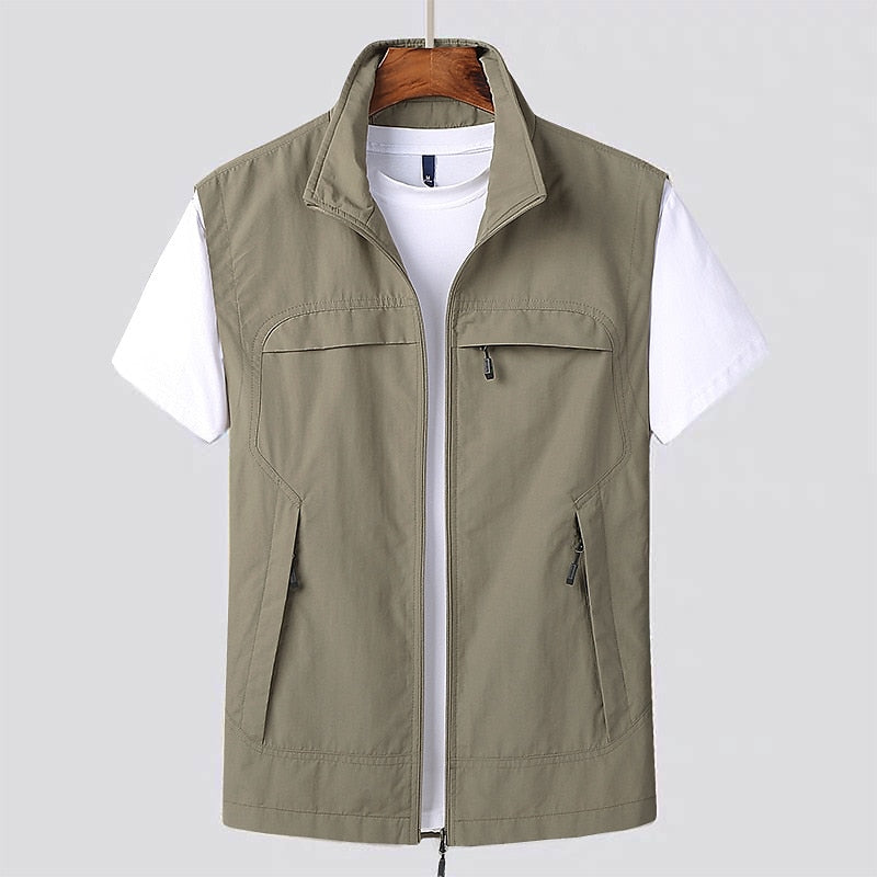 Quick-Drying Men's Vest for Autumn Outdoor Adventures