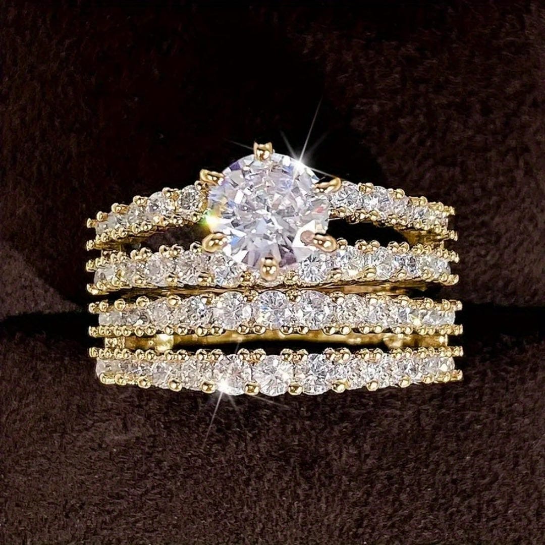 Ensemble de bagues à halo lumineux