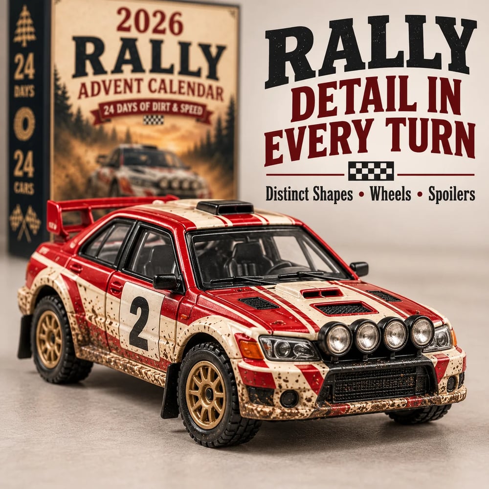 Rally Advent Calendar 2026 – 24 Days Full of Rally Cars to Collect