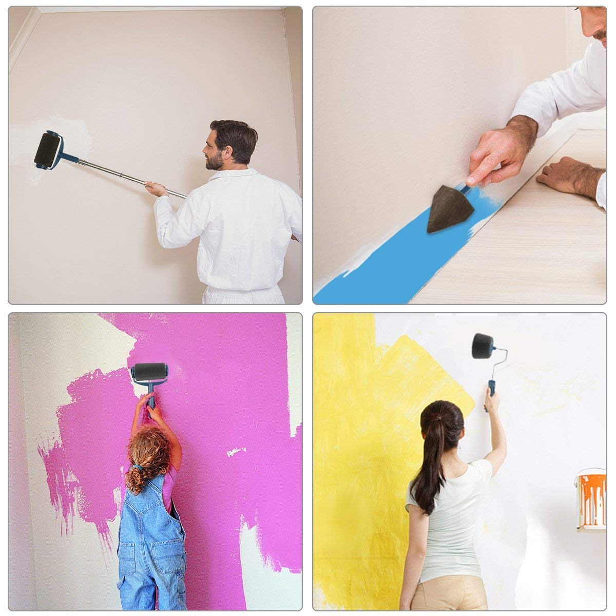 Refillable Paint Roller - 5 Pieces / 8 Pieces