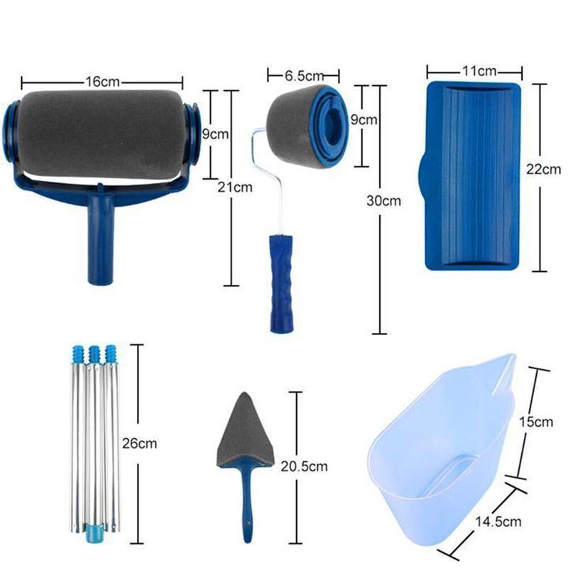 Refillable Paint Roller - 5 Pieces / 8 Pieces