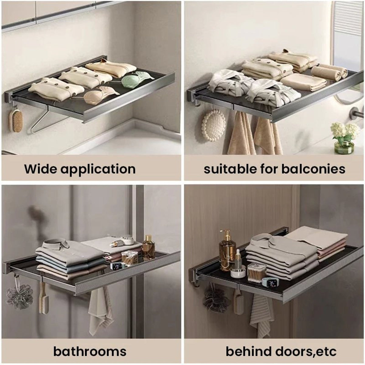 Étagère de rangement rétractable