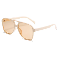Retro Oversized Aviator Sunglasses - Amara