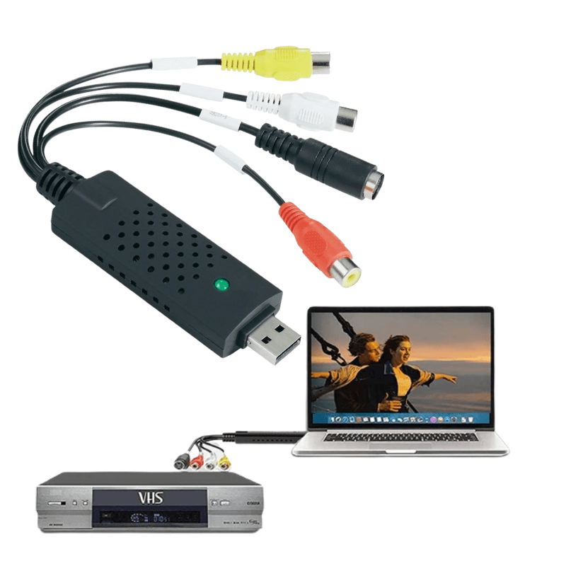 Retro Video Cassette Player with Scanning Function