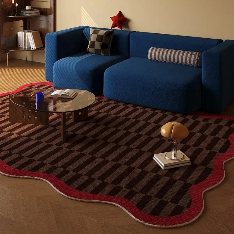 Tapis rétro ondulé