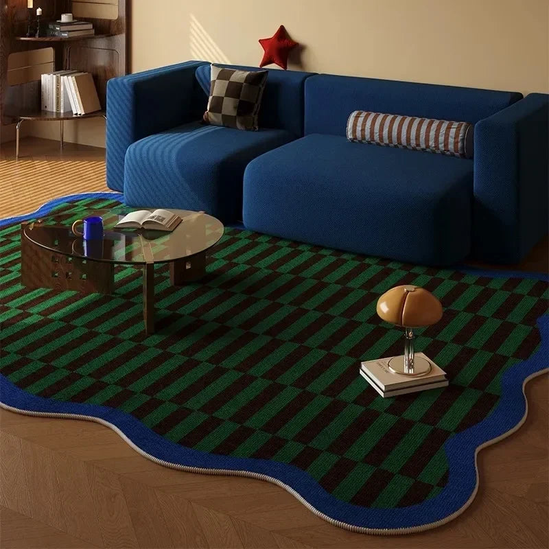 Tapis rétro ondulé