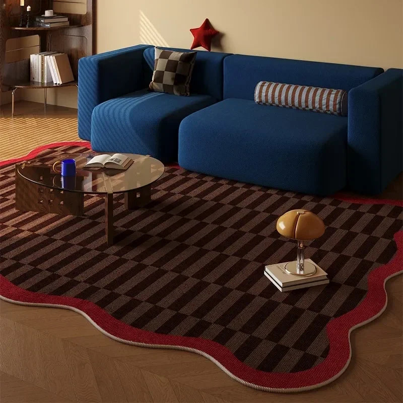 Tapis rétro ondulé