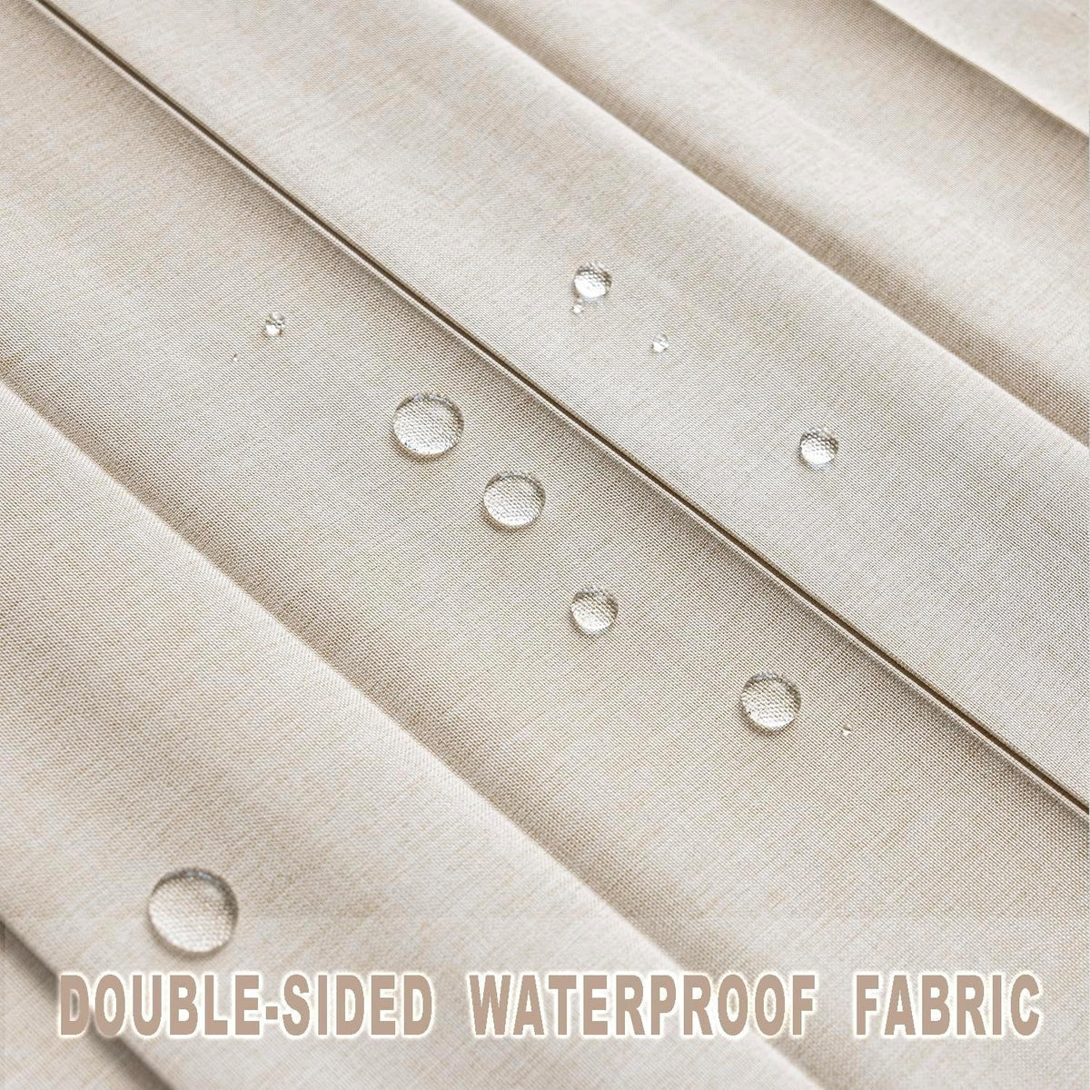 Room Divider Drapes - Pleated Folding Curtain for Doorways