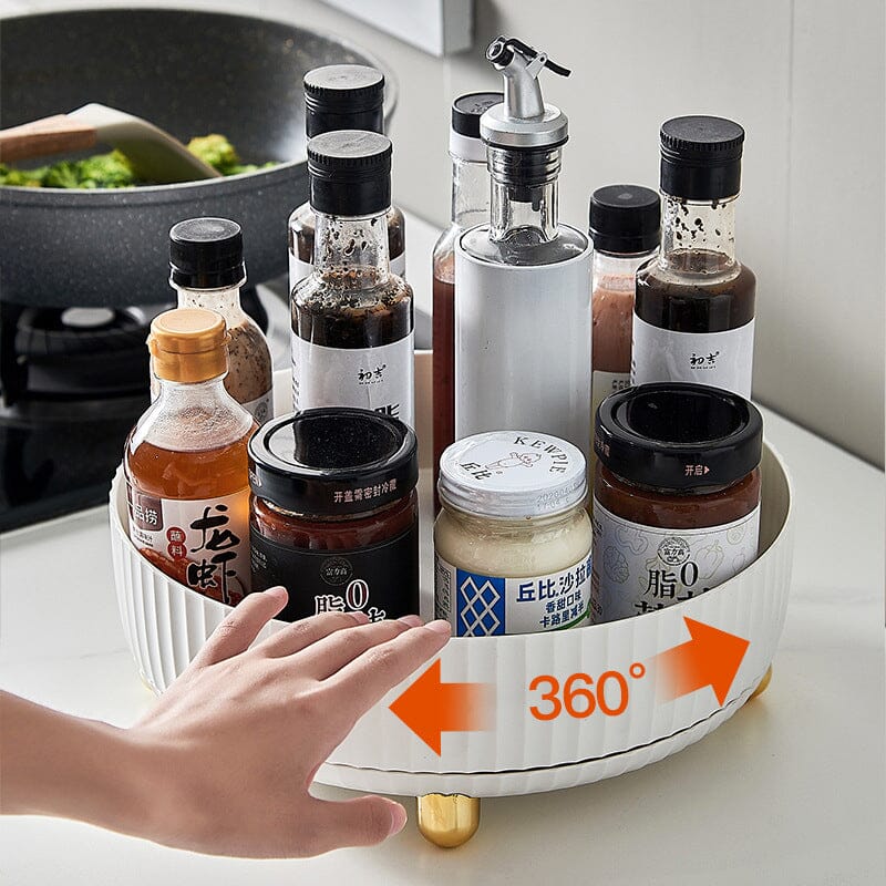 Rotating Kitchen and Pantry Storage Rack