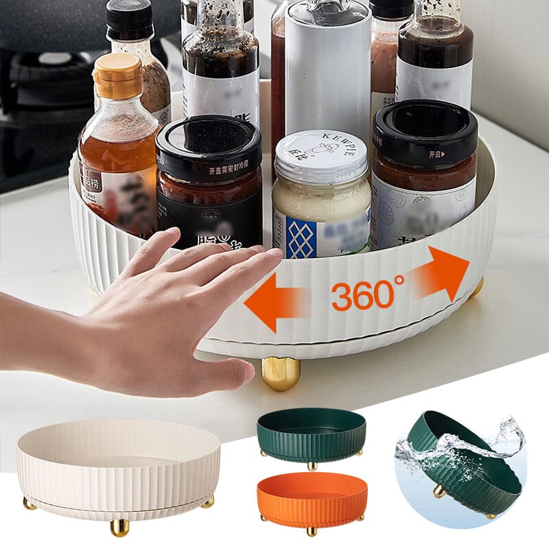 Rotating Kitchen and Pantry Storage Rack