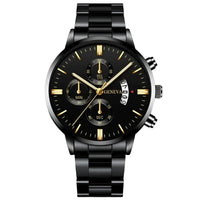 Round Dial Watch with Adjustable Bracelet