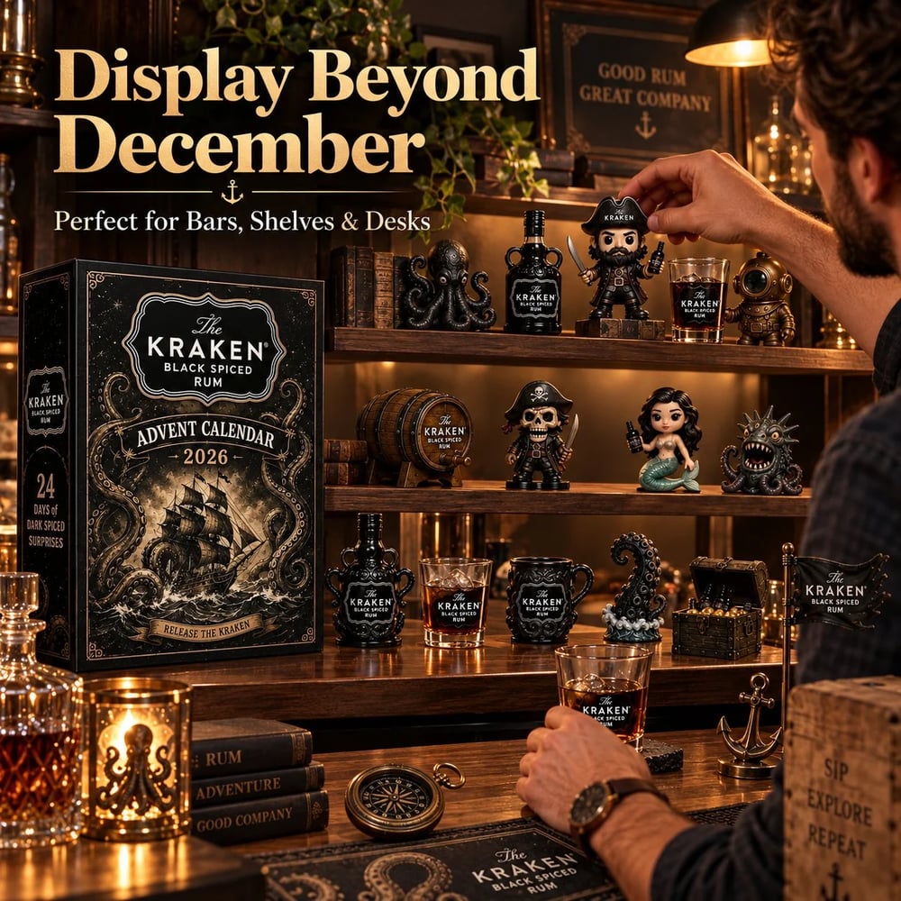 Calendrier de l'Avent au rhum – Compte à rebours de Noël de 24 jours avec mini-bouteilles