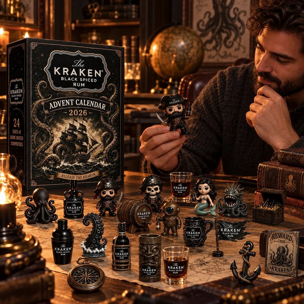 Calendrier de l'Avent au rhum – Compte à rebours de Noël de 24 jours avec mini-bouteilles
