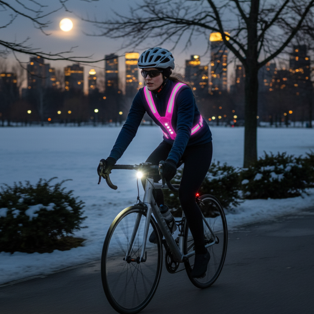 RUNSPARK – Adjustable LED Vest – 3 Modes for Safe Night Training