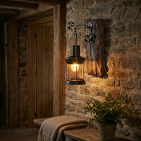Rustic Cylindrical Wall Light