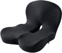 Coussin de siège avec soutien lombaire – Mousse à mémoire pour bureau et voiture