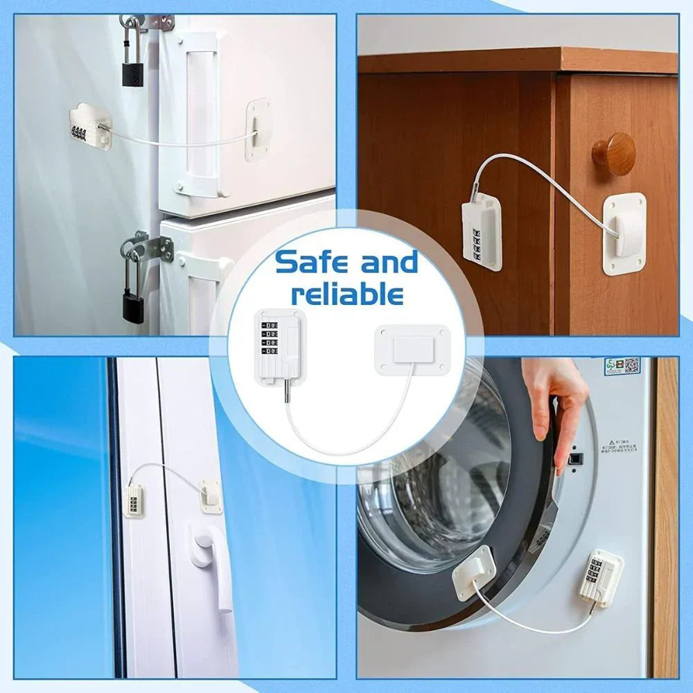 Serrure de sécurité à code pour porte de réfrigérateur