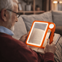 SEHKOMFORT – Loupe à Poignée avec LED & Grossissement 5x/10x pour une Lecture Claire
