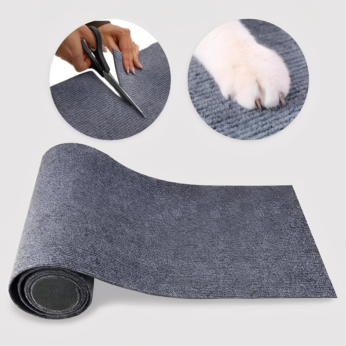Griffoir autocollant pour chat et protège-meuble