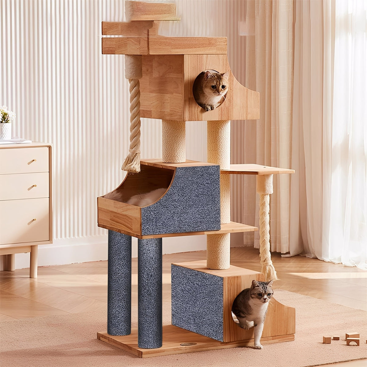 Griffoir autocollant pour chat et protège-meuble