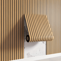 Panneaux autocollants imitation bois pour la décoration murale
