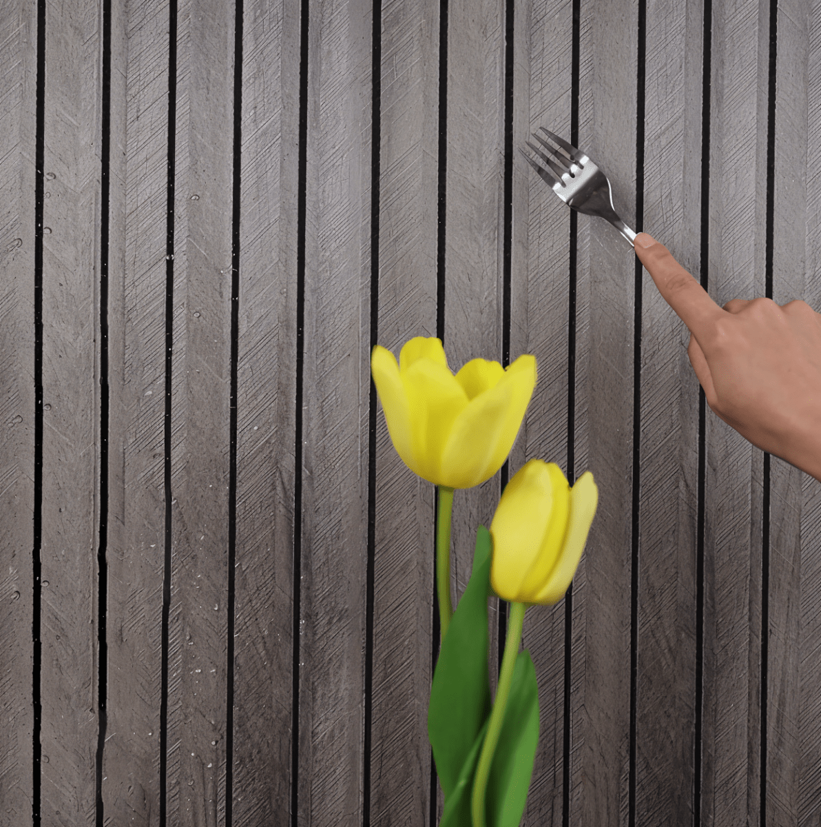 Panneaux autocollants imitation bois pour la décoration murale