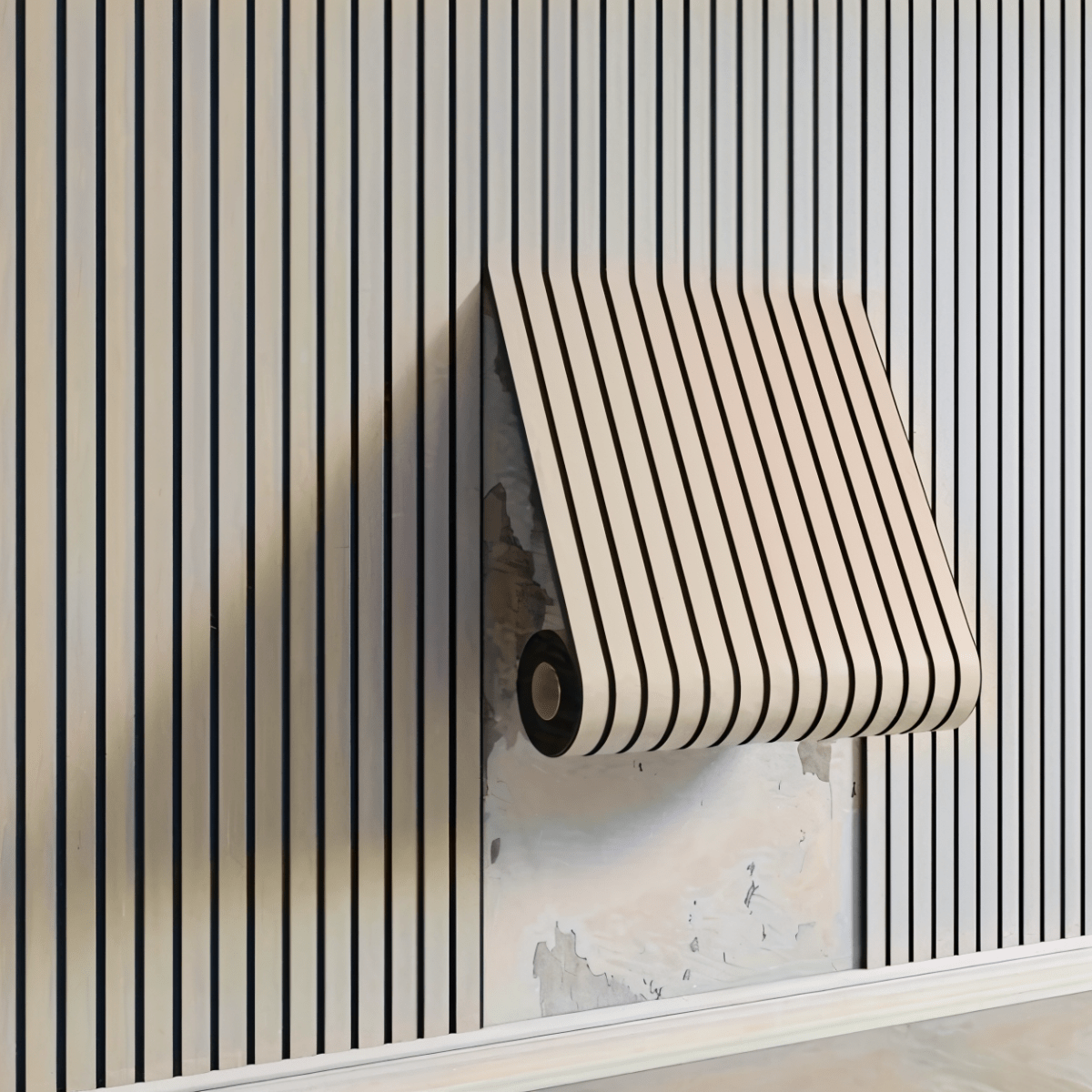 Panneaux autocollants imitation bois pour la décoration murale