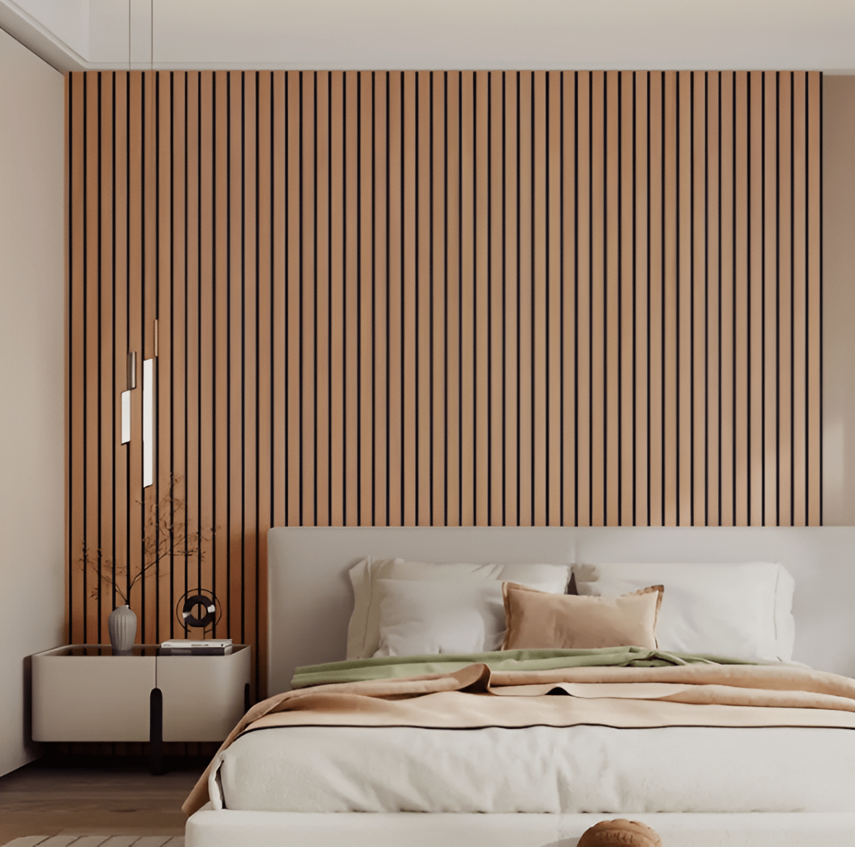 Panneaux autocollants imitation bois pour la décoration murale