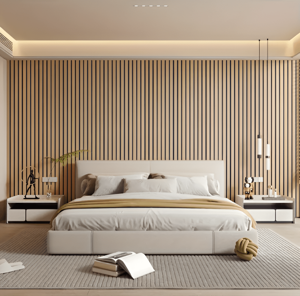 Panneaux autocollants imitation bois pour la décoration murale