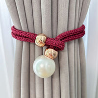 Lot de 2 attaches pour rideaux avec perles