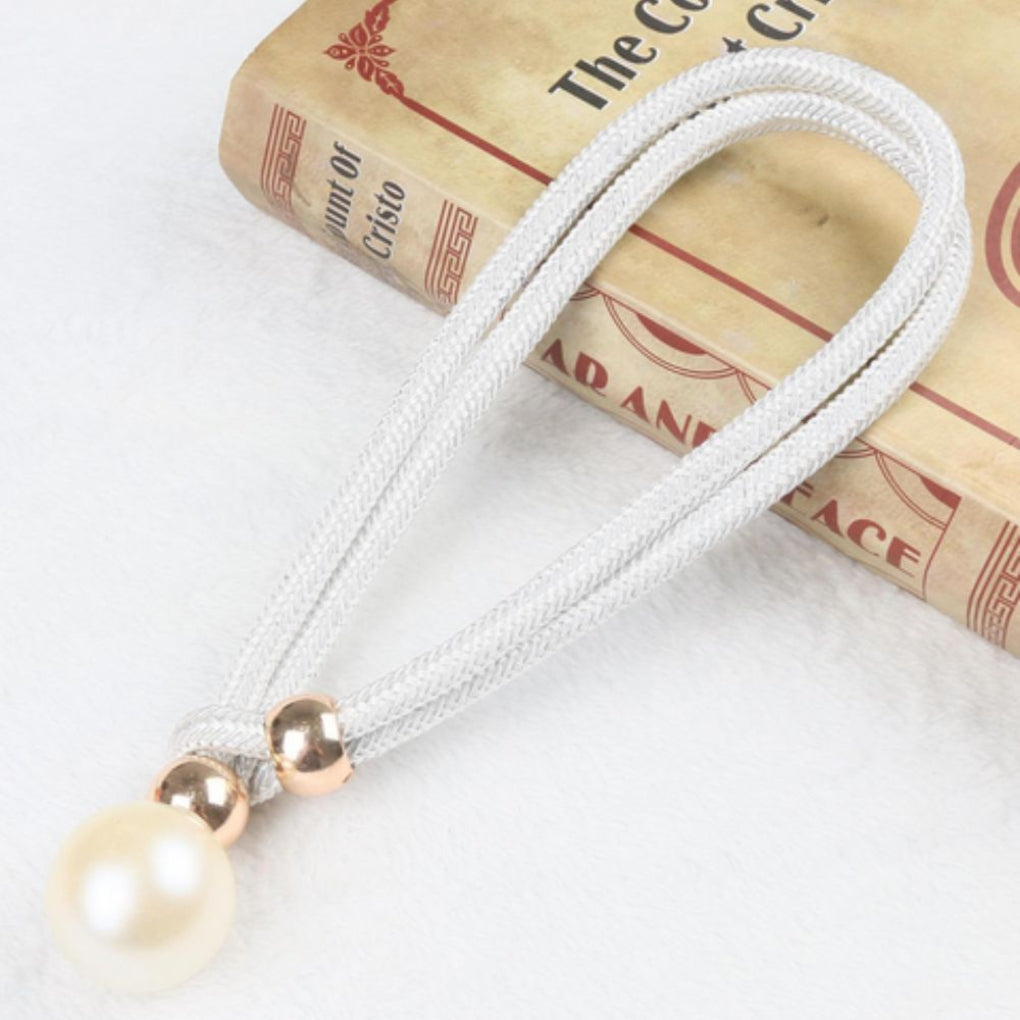 Lot de 2 attaches pour rideaux avec perles