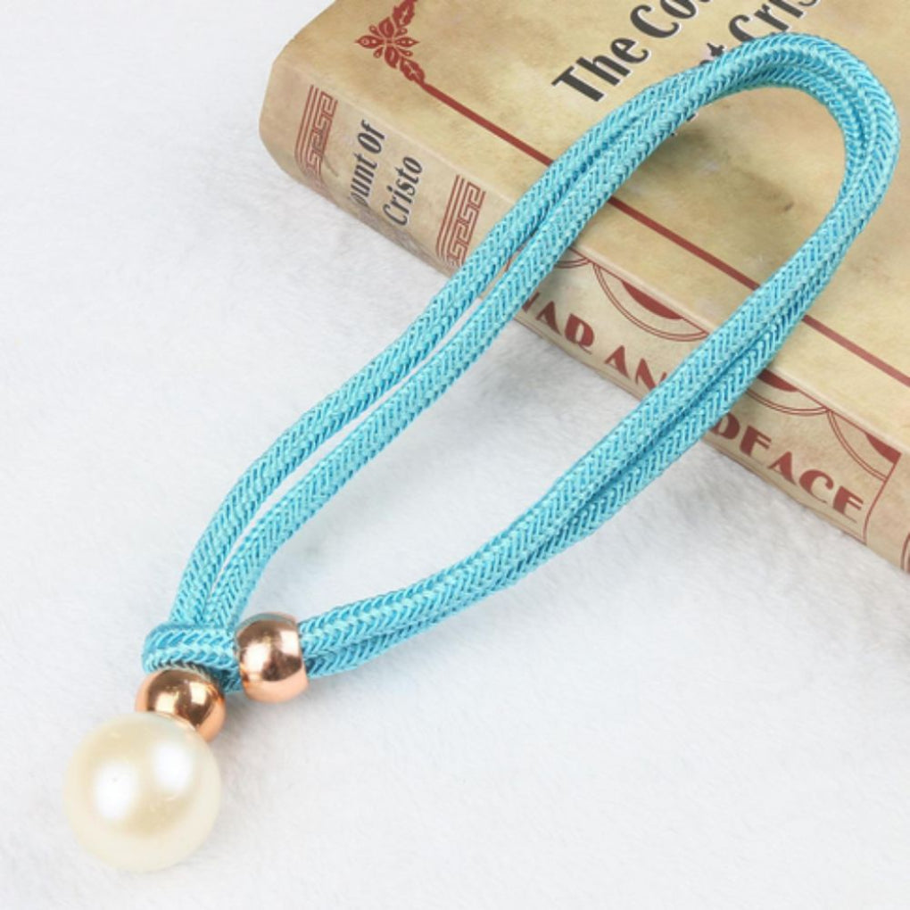 Lot de 2 attaches pour rideaux avec perles