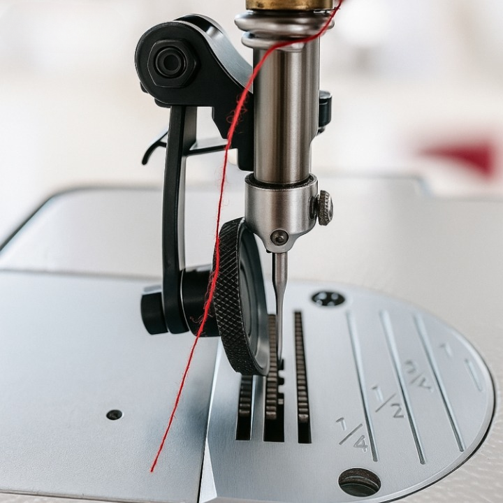 Sewing Machine Leather Roller Foot | Smooth Feed | Rotating Wheel