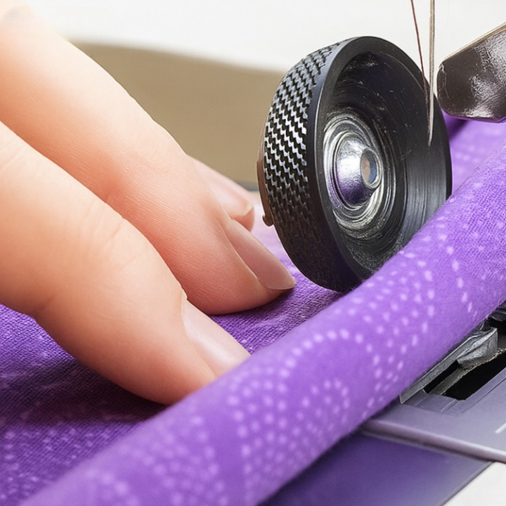Sewing Machine Leather Roller Foot | Smooth Feed | Rotating Wheel