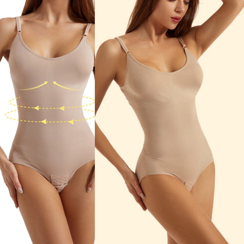 Combinaison sculptante avec compression raffinée et finition sans coutures