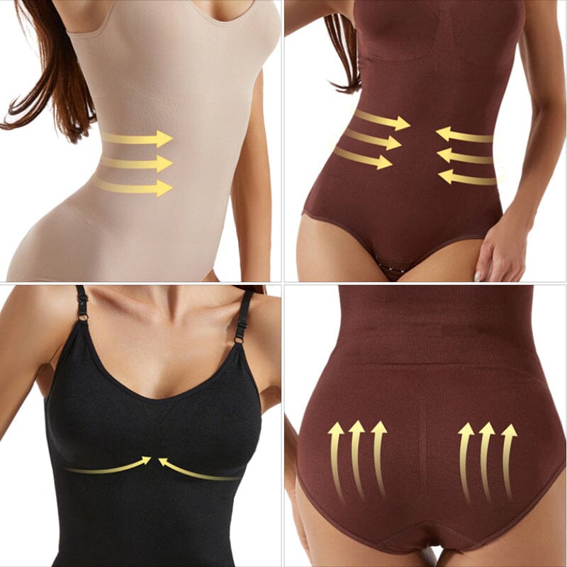 Combinaison sculptante avec compression raffinée et finition sans coutures