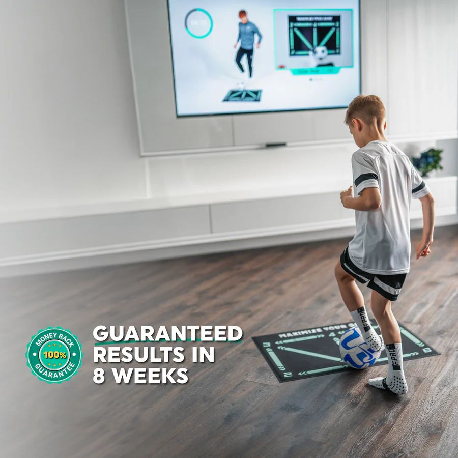 Sideline Edge Football Training Mat Bundle With Video Drills For Home Practice